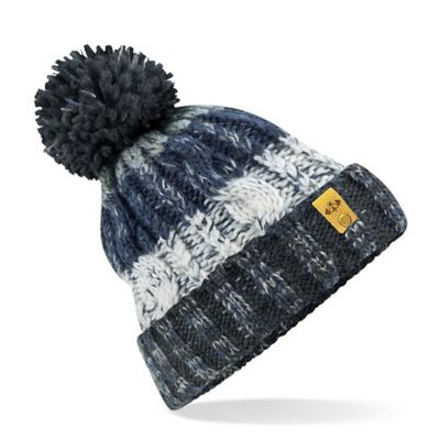 CORKSCREW BOBBLE HAT ARTIC CORKSCREW BOBBLE HAT ARTIC