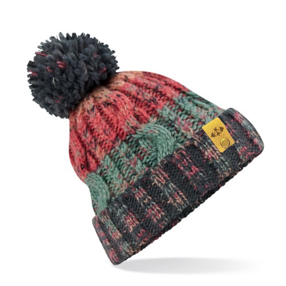 CORKSCREW BOBBLE HAT WATERMELON CORKSCREW BOBBLE HAT WATERMELON