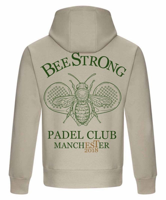 PADEL HOODIE - STONE & GREEN