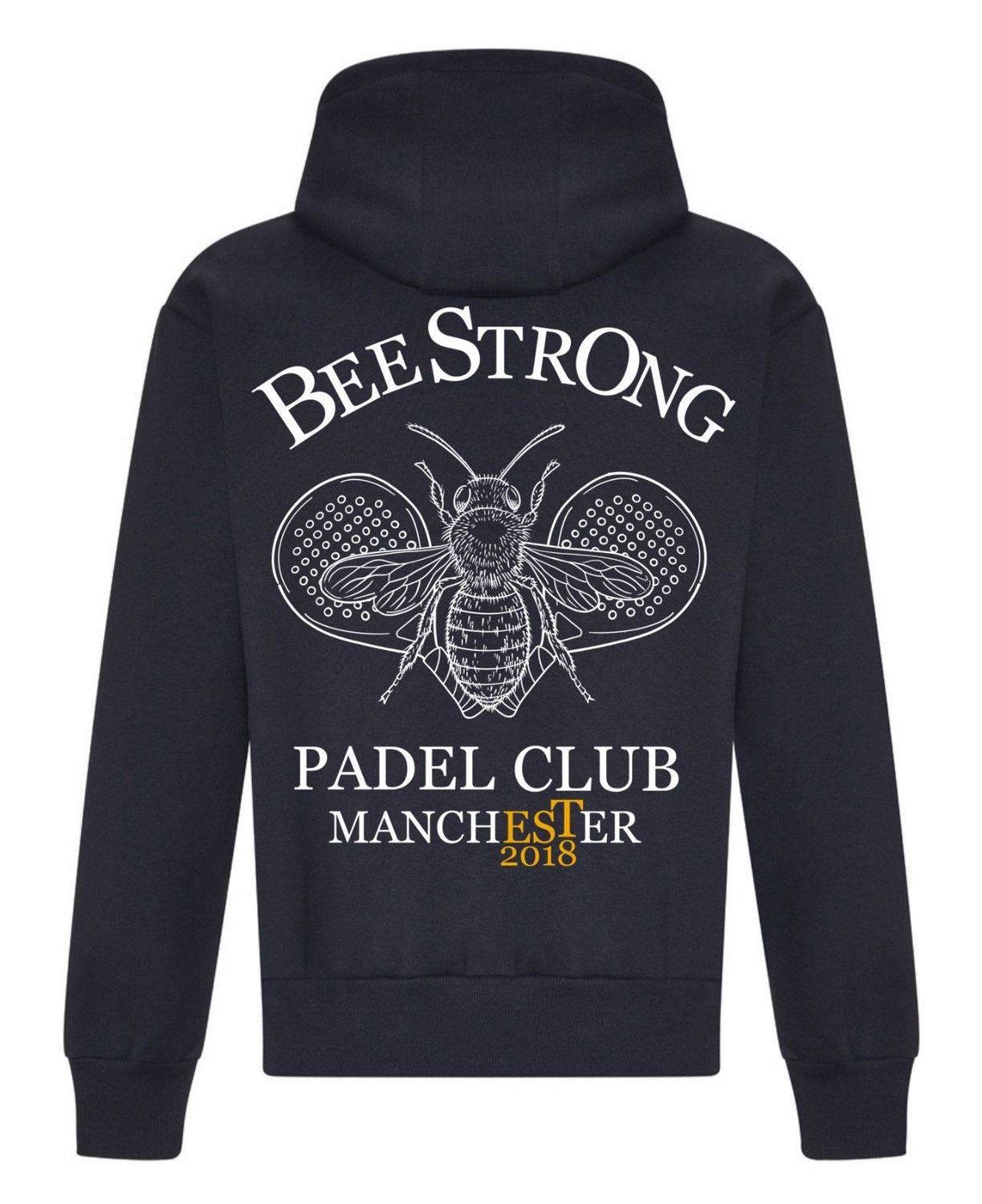 PADEL HOODIE -NAVY & WHITE