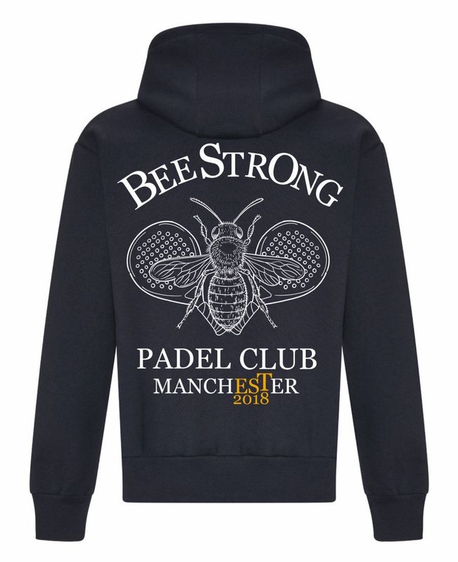 PADEL HOODIE -NAVY & WHITE