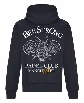 PADEL HOODIE -NAVY & WHITE