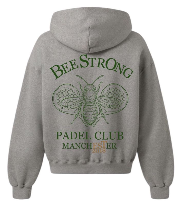 PADEL HOODIE -SPORT GREY & GREEN