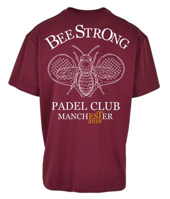 PADEL OVERSIZED TEE - WHITE PRINT PADEL OVERSIZED TEE - WHITE PRINT