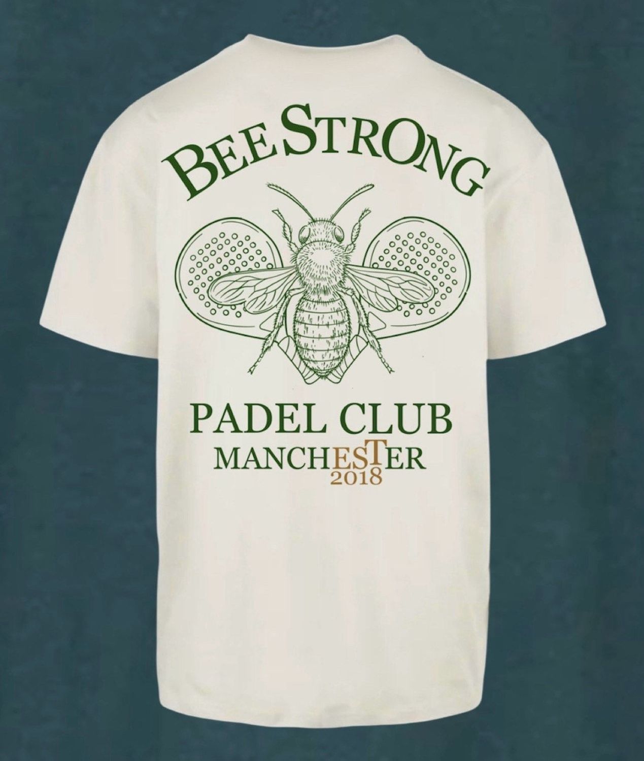 PADEL OVERSIZED TEE - GREEN PRINT PADEL OVERSIZED TEE - GREEN PRINT