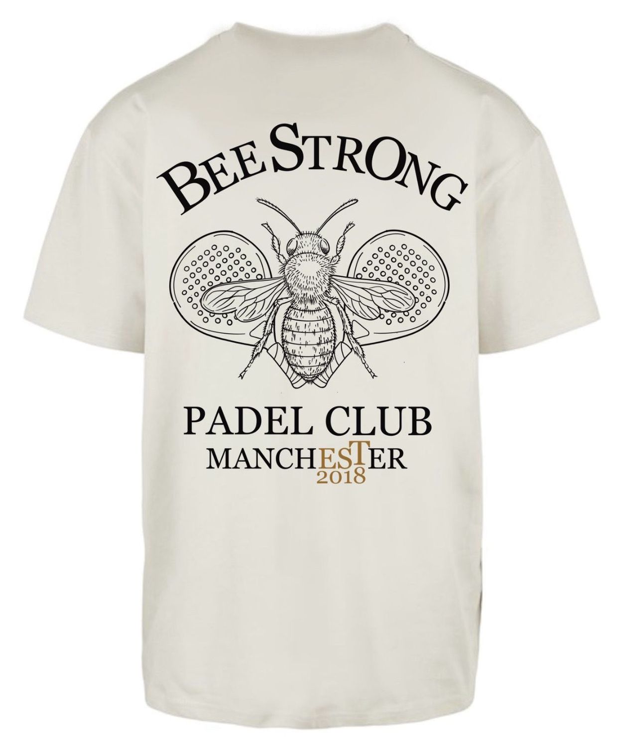 PADEL OVERSIZED TEE - BLACK PADEL OVERSIZED TEE - BLACK