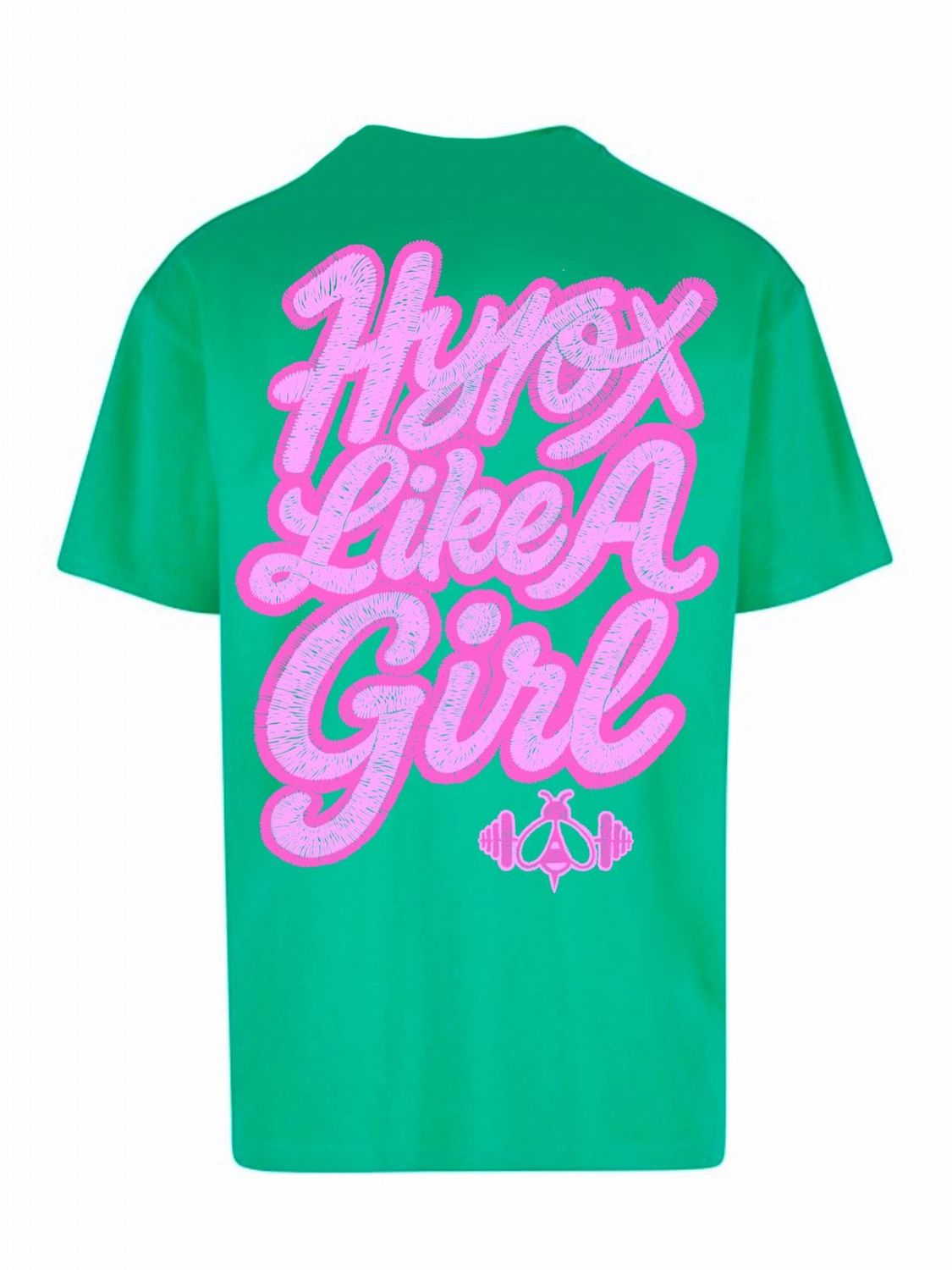 HYROX LIKE A GIRL OVERSIZED TEE - CHOOSE YOUR OWN COLOURS