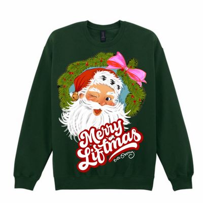 MERRY LIFTMAS SANTA - STANDARD SWEATSHIRT MERRY LIFTMAS SANTA - STANDARD SWEATSHIRT