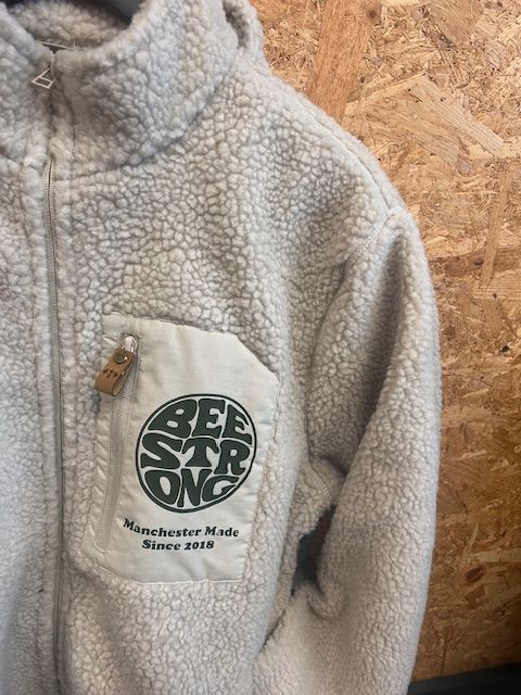 SALE - OAT & GREEN SHERPA FLEECE JACKET