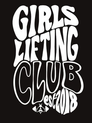 WHITE PRINT - GIRLS LIFTING CLUB OVERSIZED TEE