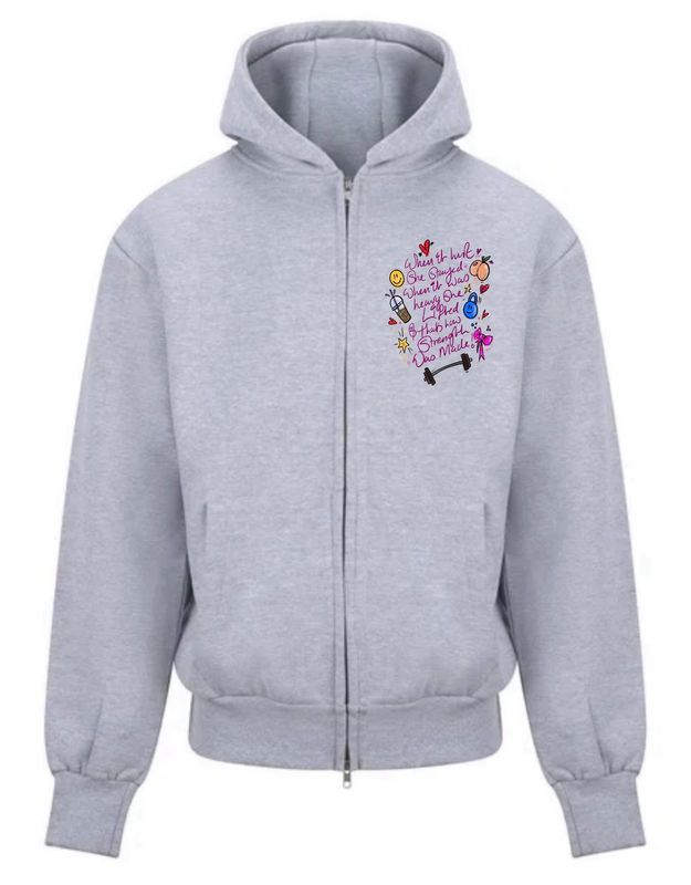 STRENGTH MADE ZOODIE -OVERSIZED CHOOSE YOUR OWN COLOURS