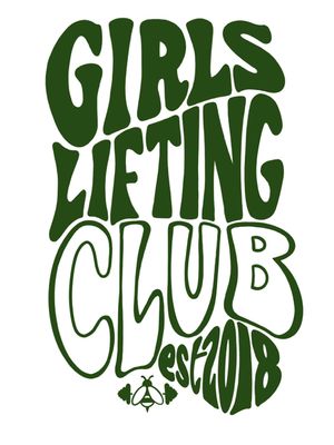 DARK GREEN PRINT - GIRLS LIFTING CLUB OVERSIZED TEE DARK GREEN PRINT - GIRLS LIFTING CLUB OVERSIZED TEE
