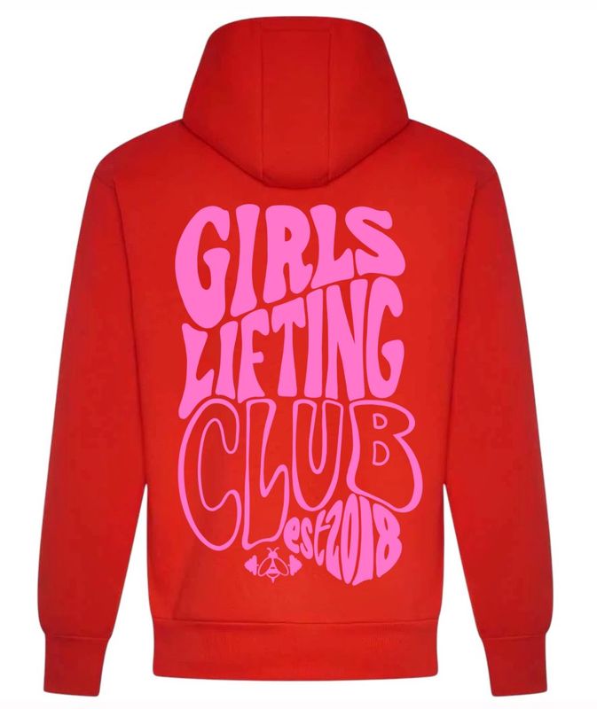 GIRLS LIFTING CLUB HOODIE -OVERSIZED CHOOSE YOUR OWN COLOURS