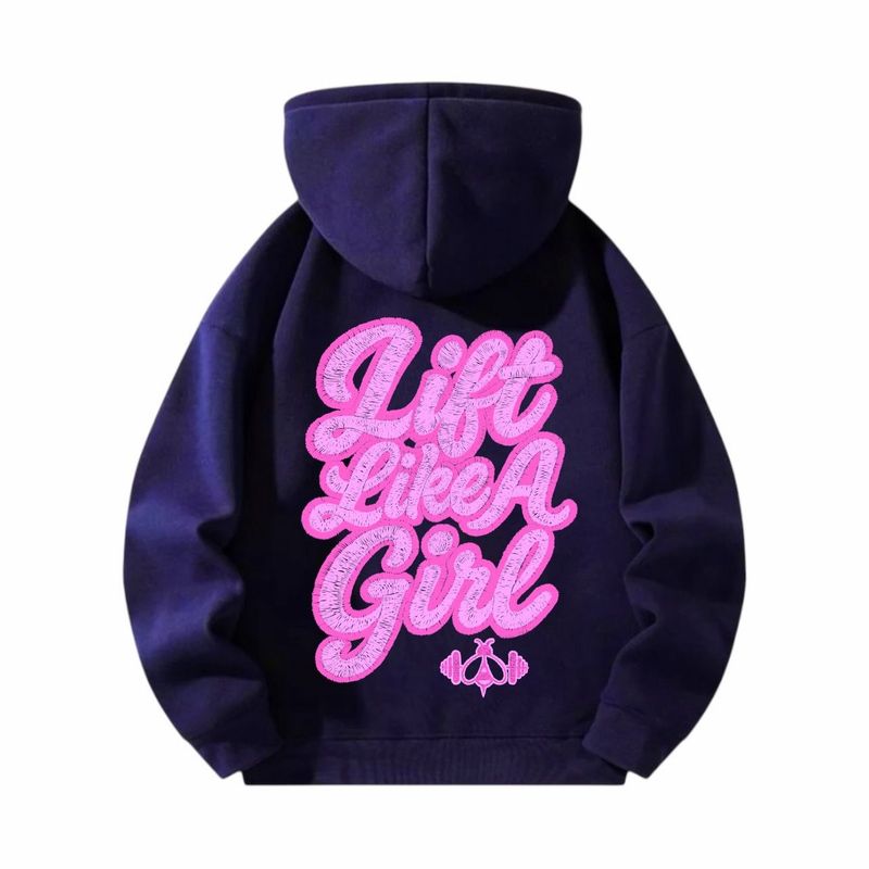 LIFT LIKE A GIRL 25 HOODIE -OVERSIZED CHOOSE YOUR OWN COLOURS