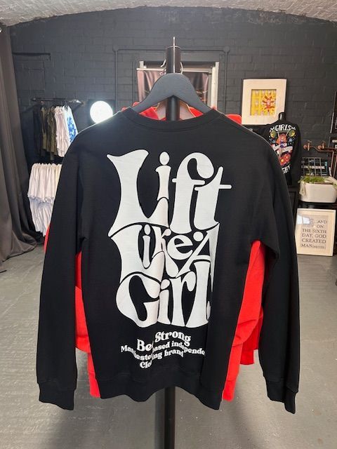 SALE - LIFT.  SWEATSHIRT - B&W - SMALL