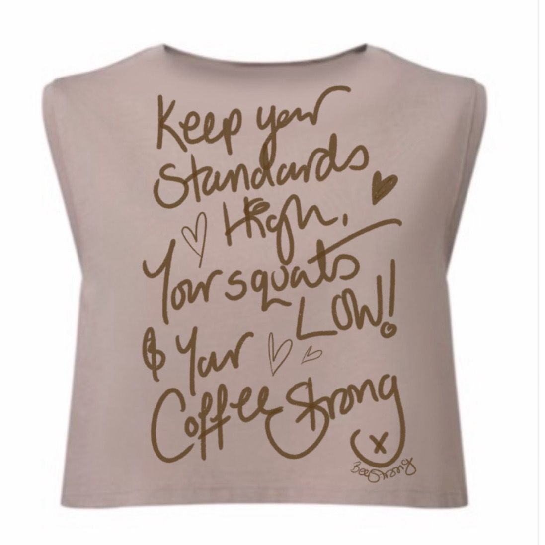 HIGH STANDARDS - CROPPED TANK HIGH STANDARDS - CROPPED TANK