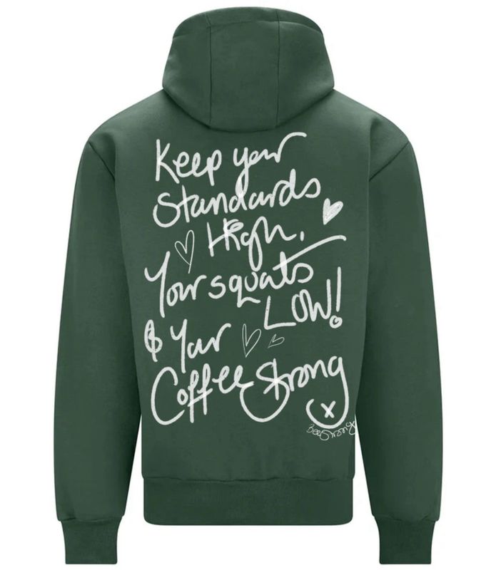 HIGH STANDARDS -OVERSIZED HOODIE FORREST GREEN