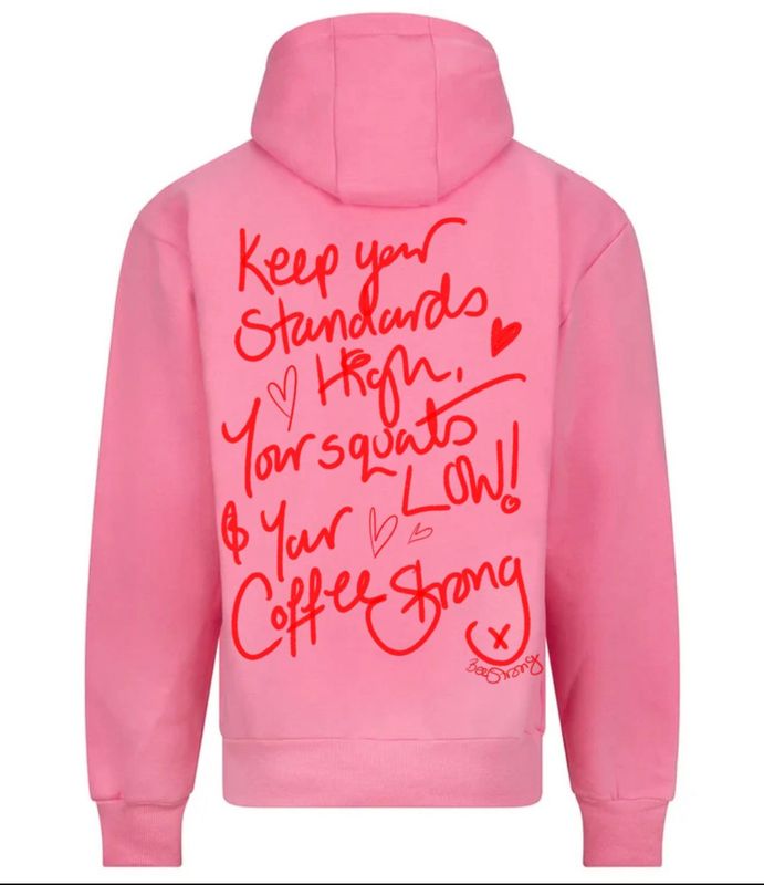 HIGH STANDARDS -OVERSIZED HOODIE PINK