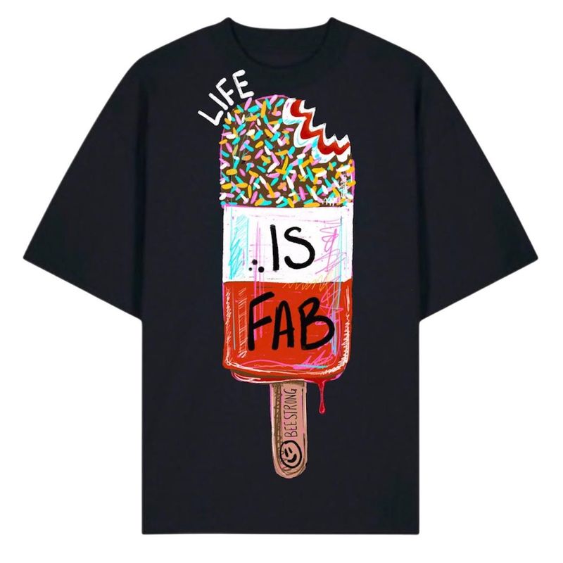 FAB LOLLY -  OVERSIZED TEE