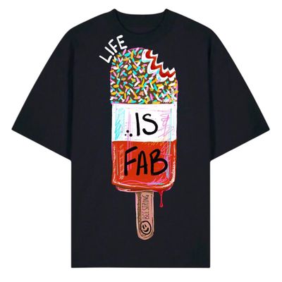 FAB LOLLY -  OVERSIZED TEE