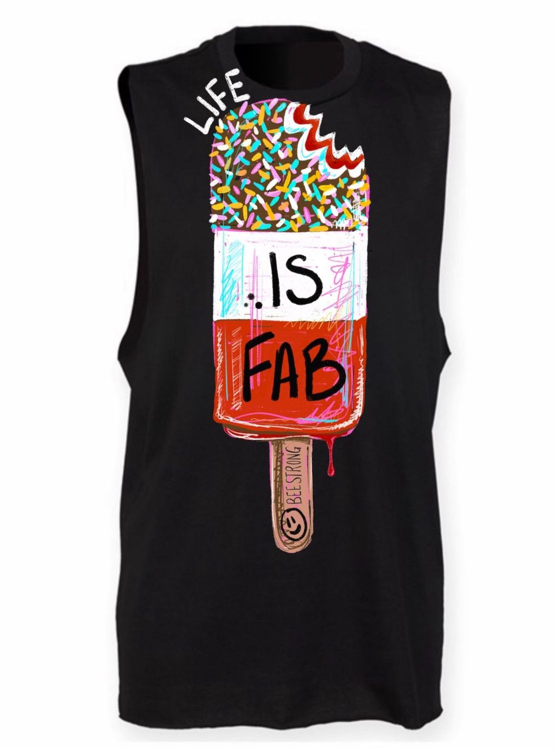 FAB LOLLY - CLASSIC MUSCLE TANK FAB LOLLY - CLASSIC MUSCLE TANK