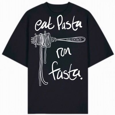 EAT PASTA - OVERSIZED TEE - OUTLINE EAT PASTA - OVERSIZED TEE - OUTLINE