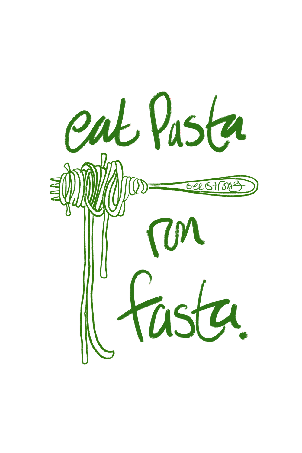 EAT PASTA - CROPPED TANK