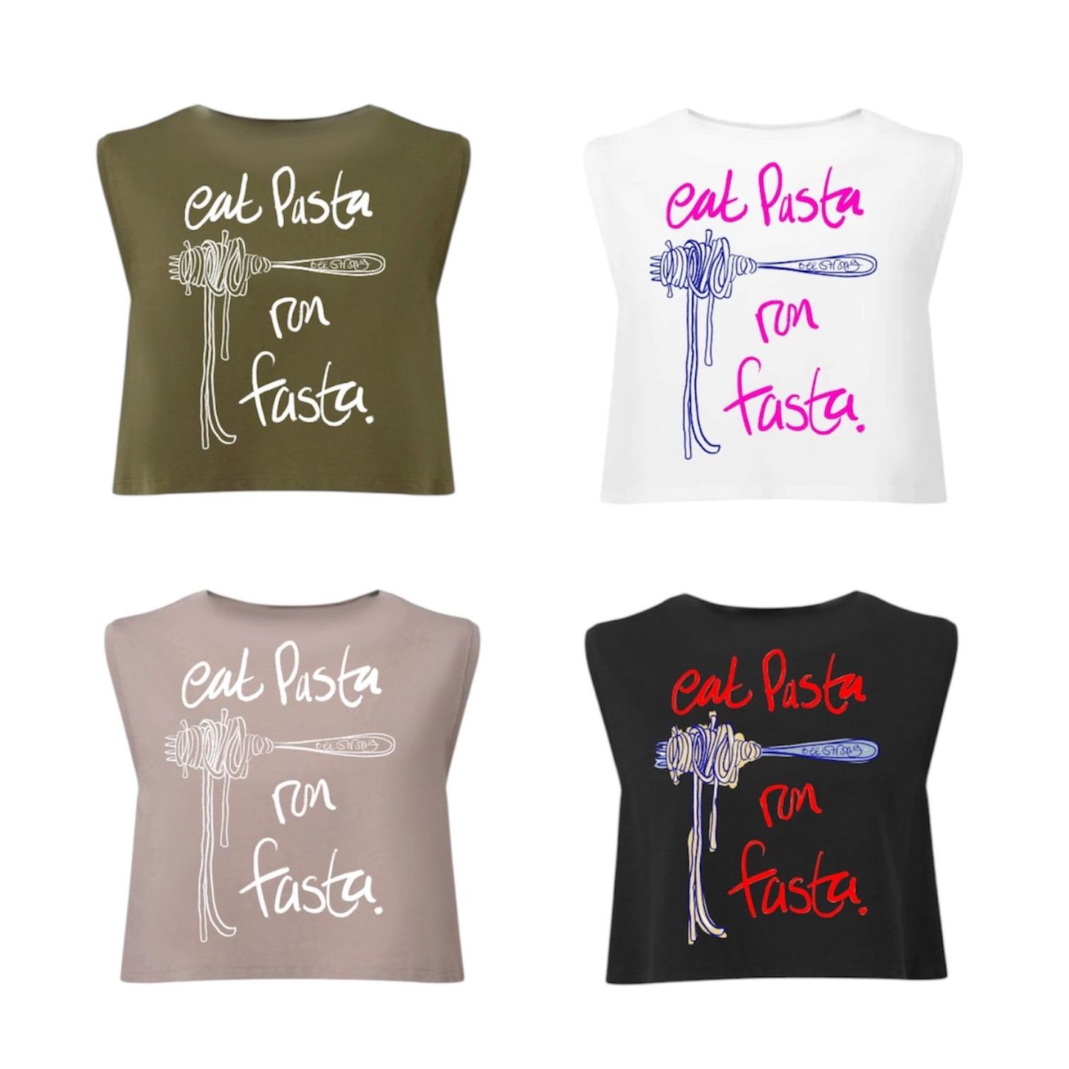 EAT PASTA - CROPPED TANK EAT PASTA - CROPPED TANK