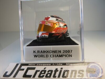 2007 K. RAIKKONEN WORLD CHAMPION