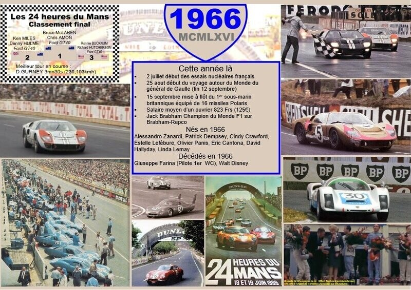 SET DE TABLE ANNIVERSAIRE 1966