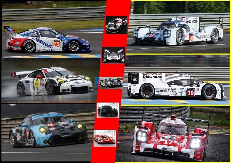 SET DE TABLE LE MANS PORSHE
