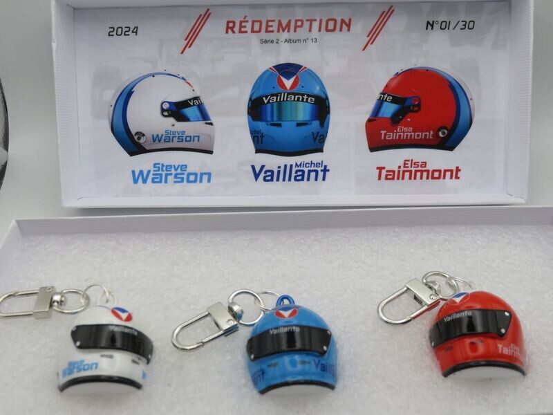 RÉDEMPTION COFFRET DE 3 PORTE CLÉS VAILLANT WARSON TAINMONT