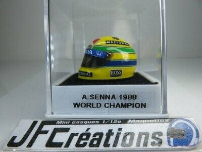 1988 SENNA A. WORLD CHAMPION 1988 SENNA A. WORLD CHAMPION