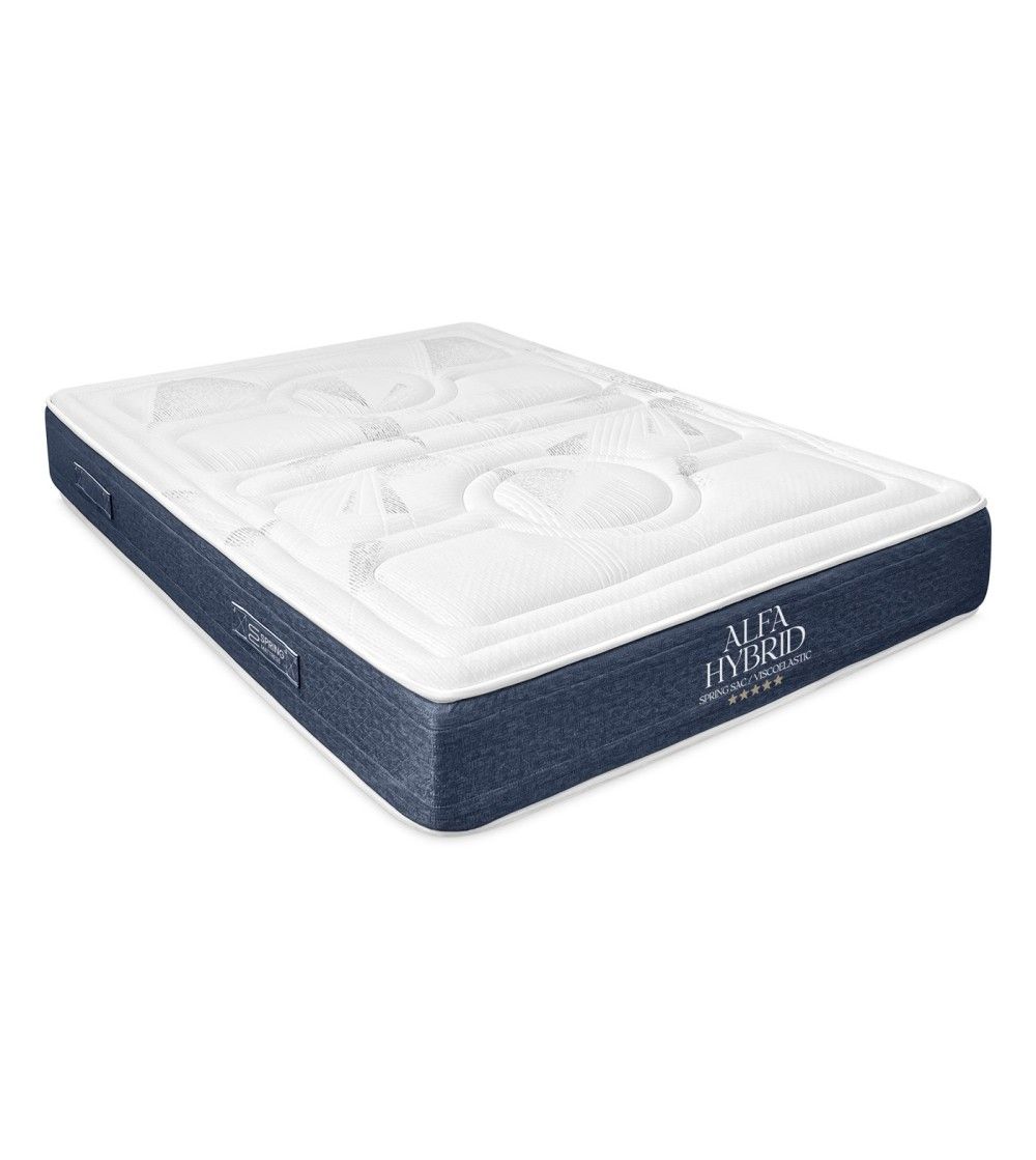 COLCHON ALFA 2.0 MUELLE ENSACADO + VISCOELÁSTICA 3D 26
