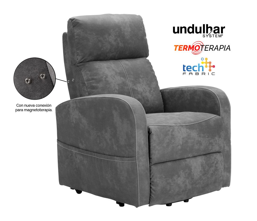 SILLÓN NEW PRESIDENT LEVANTA PERSONAS, ahora con conexión para magnetoterapia.