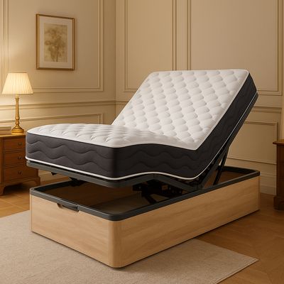 CANAPÉ CON SOMIER ARTICULADO y COLCHÓN CANAPÉ CON SOMIER ARTICULADO y COLCHÓN