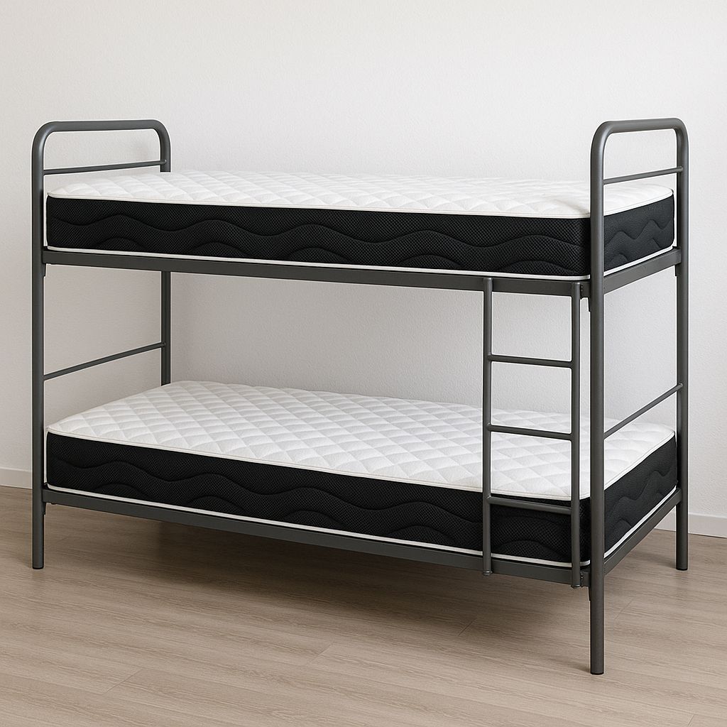 LITERA METÁLICA y 2 COLCHONES LITERA METÁLICA y 2 COLCHONES