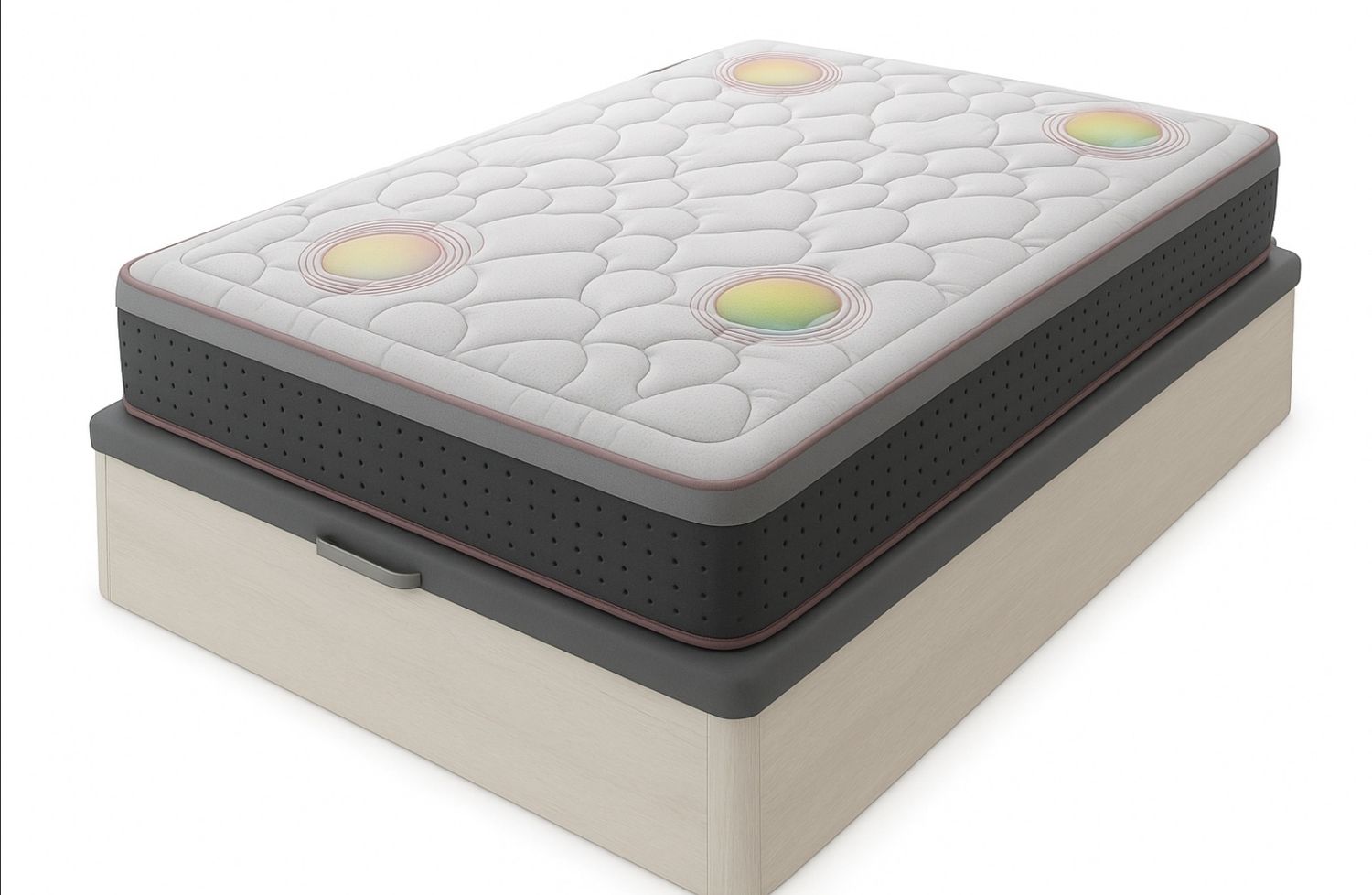 CANAPÉ ABATIBLE LIONEL GOLD y COLCHON VISCO JADE CANAPÉ ABATIBLE LIONEL GOLD y COLCHON VISCO JADE