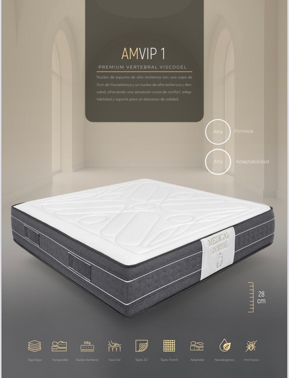 COLCHON PREMIUM GM1 VISCOGEL