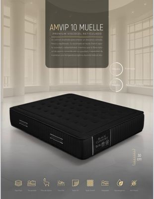 COLCHON PREMIUM GM10 VISCOGEL RETICULADO CON MUELLE COLCHON PREMIUM GM10 VISCOGEL RETICULADO CON MUELLE