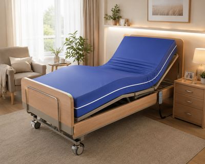 Colchón sanitario articulado viscoelástico altura 20 cm | Grupo Mamapla Colchón sanitario articulado viscoelástico altura 20 cm | Grupo Mamapla