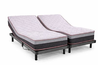 Cama articulada eléctrica doble lecho con colchones Visco Jade | Grupo Mamapla