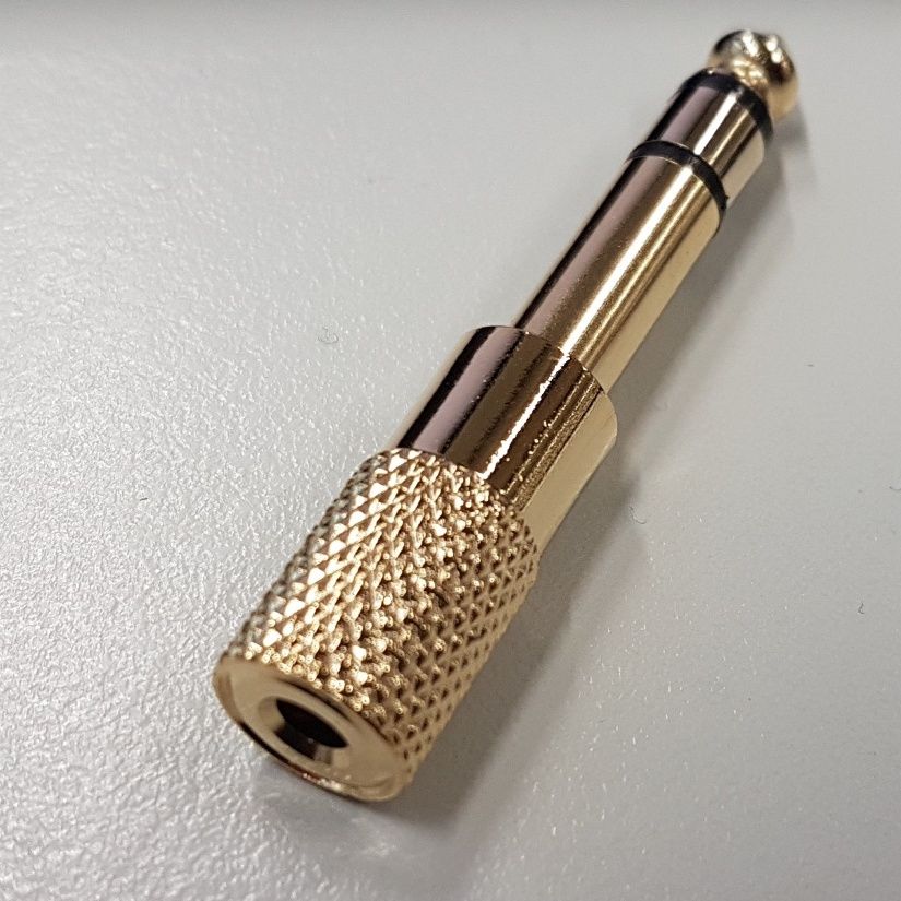 Adapter '6.3mm St.Kl. male - 3.5mm St.Kl. female'