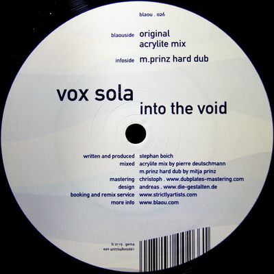 Vox Sola 'Into The Void'