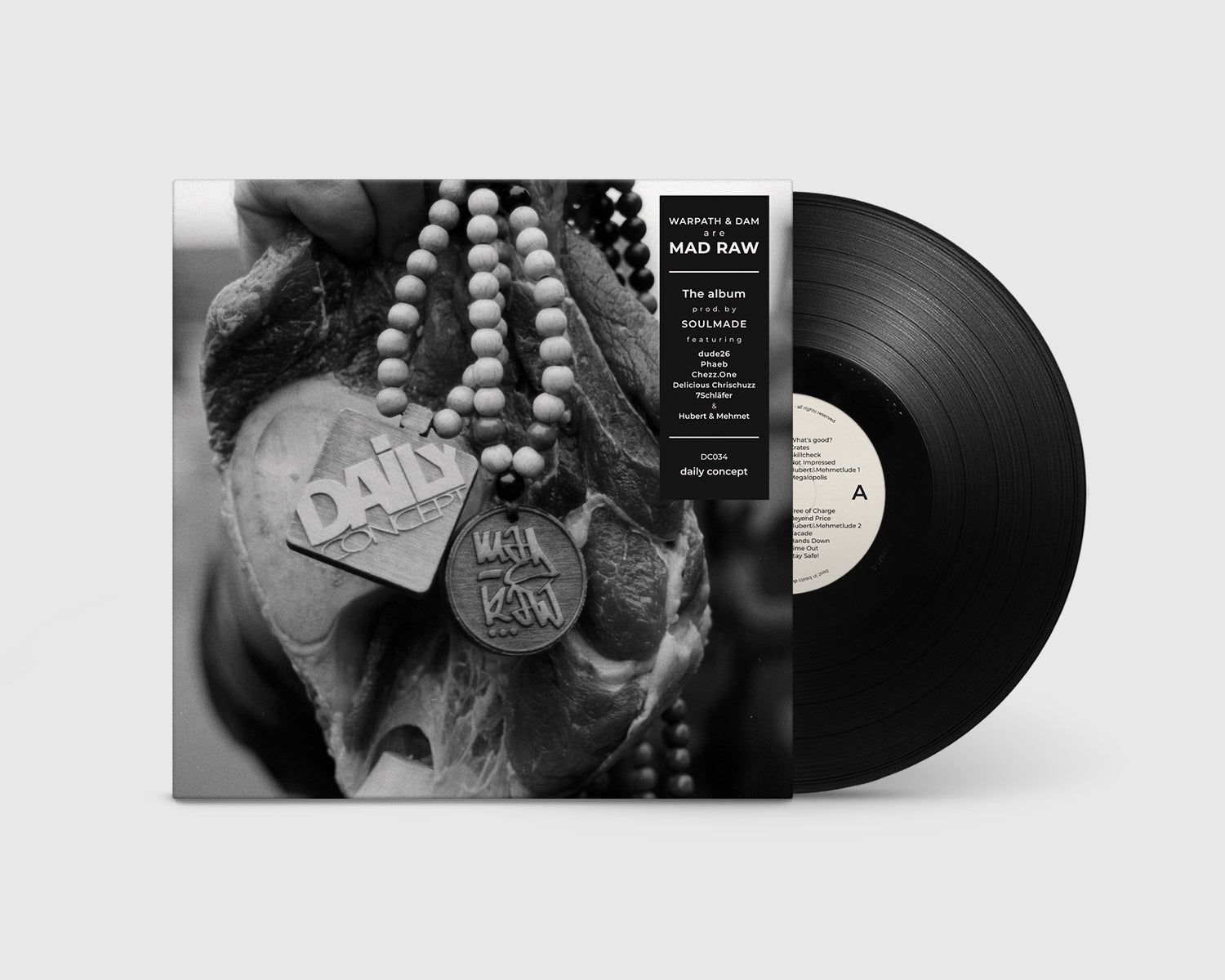 DAM & Warpath - 'Mad Raw' - LP