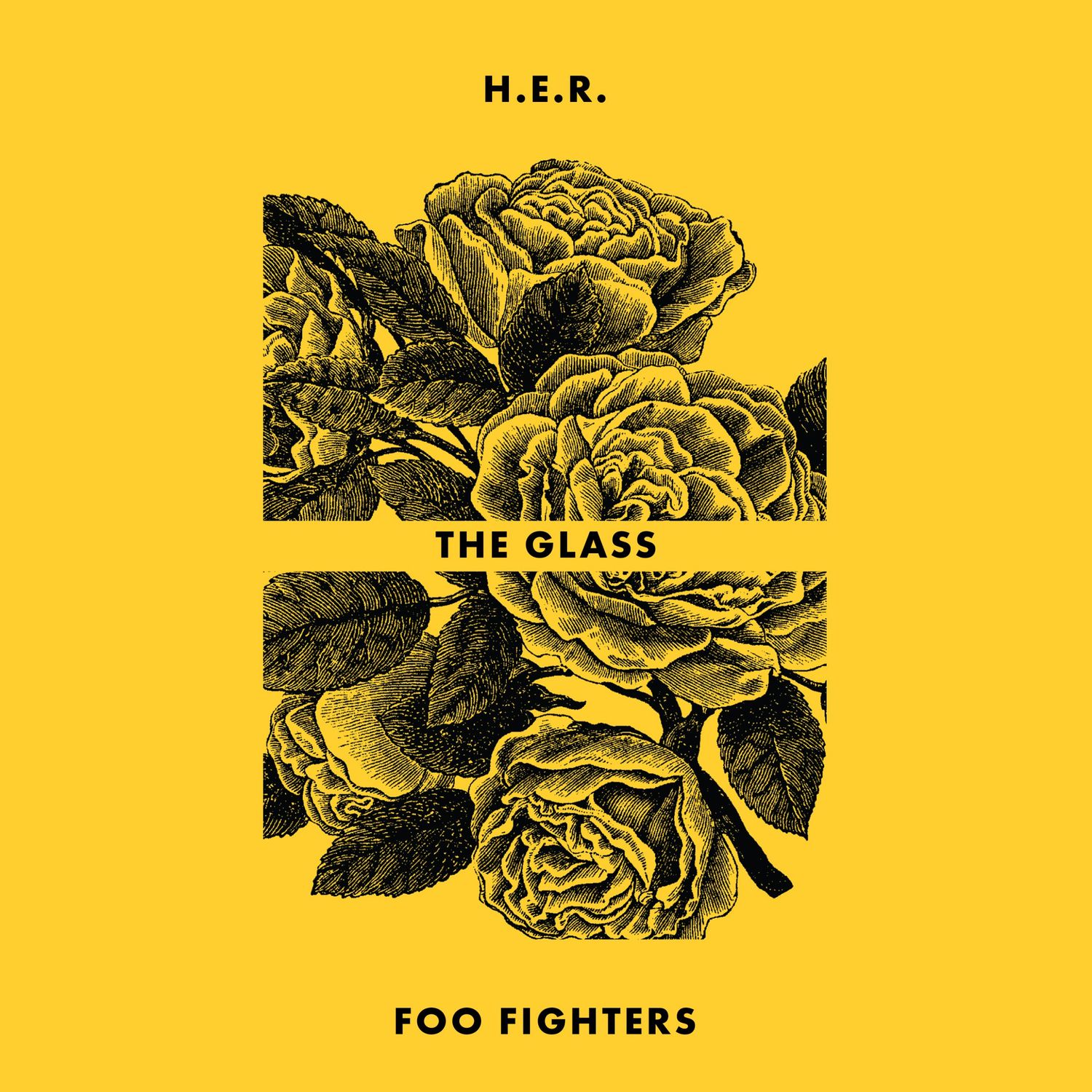 H.E.R. x Foo Fighters - 'The Glass' - 7 inch single