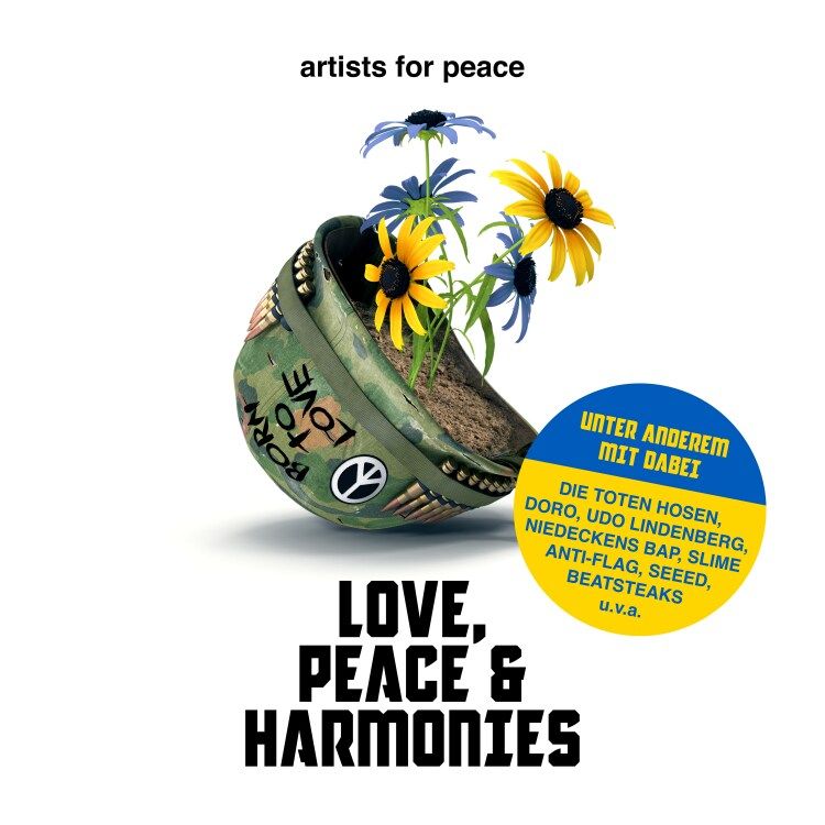 Artists For Peace - 'Love, Peace & Harmonies (Ltd.Gtf.Yellow/Blue 2LP)' - LP