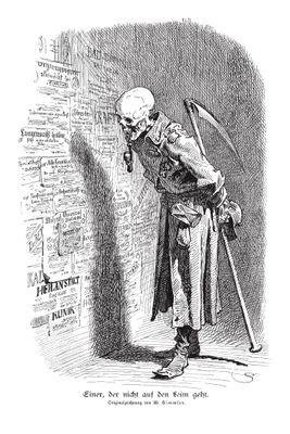 W. Simmler 'Einer, der nicht auf dem Leim geht.'