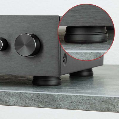 Zubehör - Dynavox - Schwingungsdämpfer SDS4 für Lautsprecherboxen und Geräte 4er-Set - silber