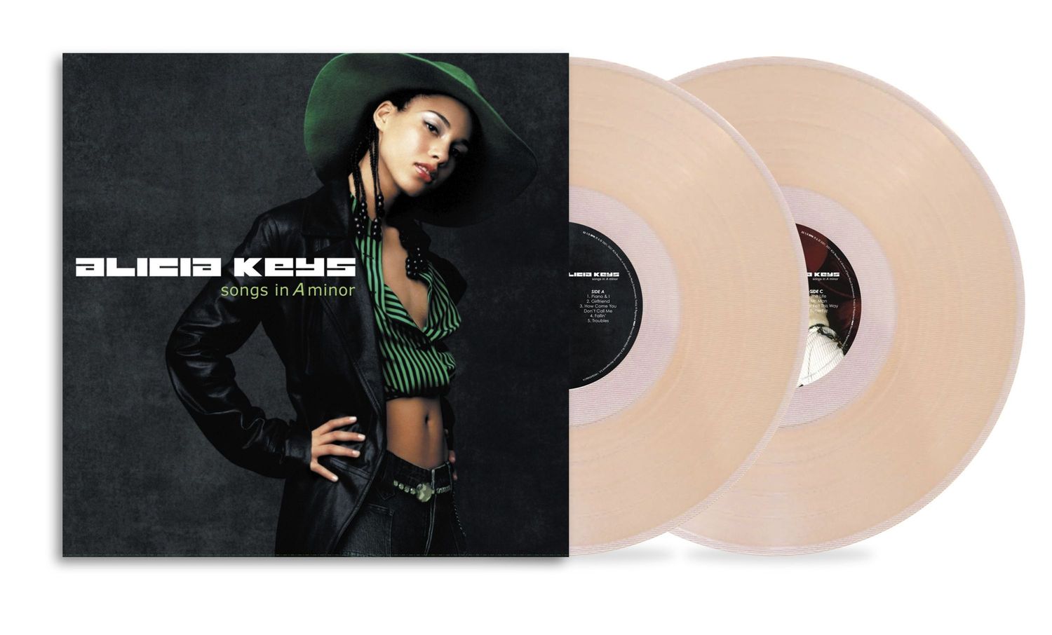 LP - Alicia Keys - Songs In A Minor (25th Anniversary) - 2 LP Crystal Vin Rosé, Gatefold-Cover 